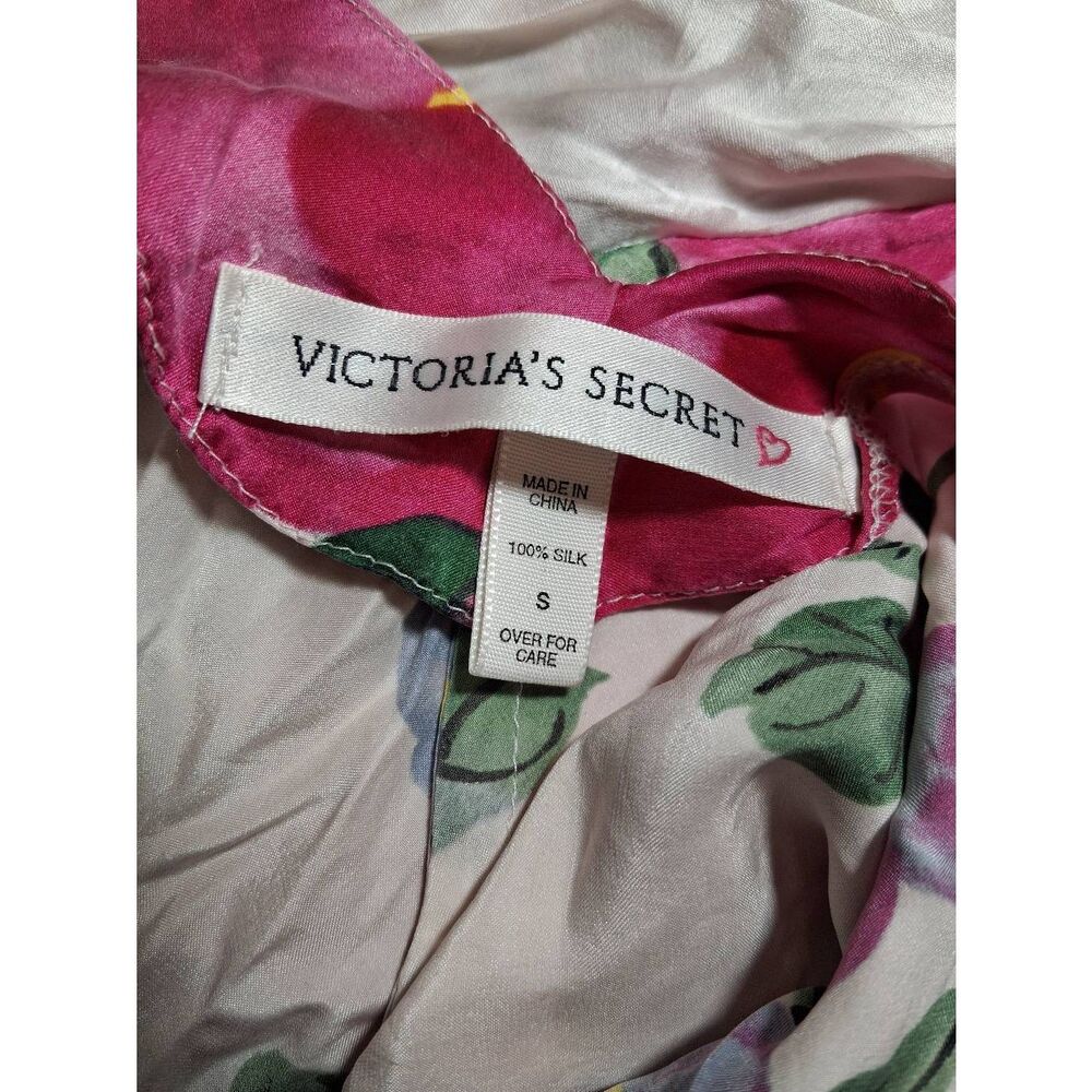 Y2k Victoria secret womens small slip lingerie mini dress night gown pink cream - Picture 6 of 9